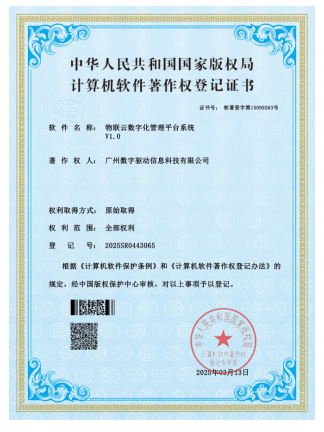 计算机软件著作权等级证书